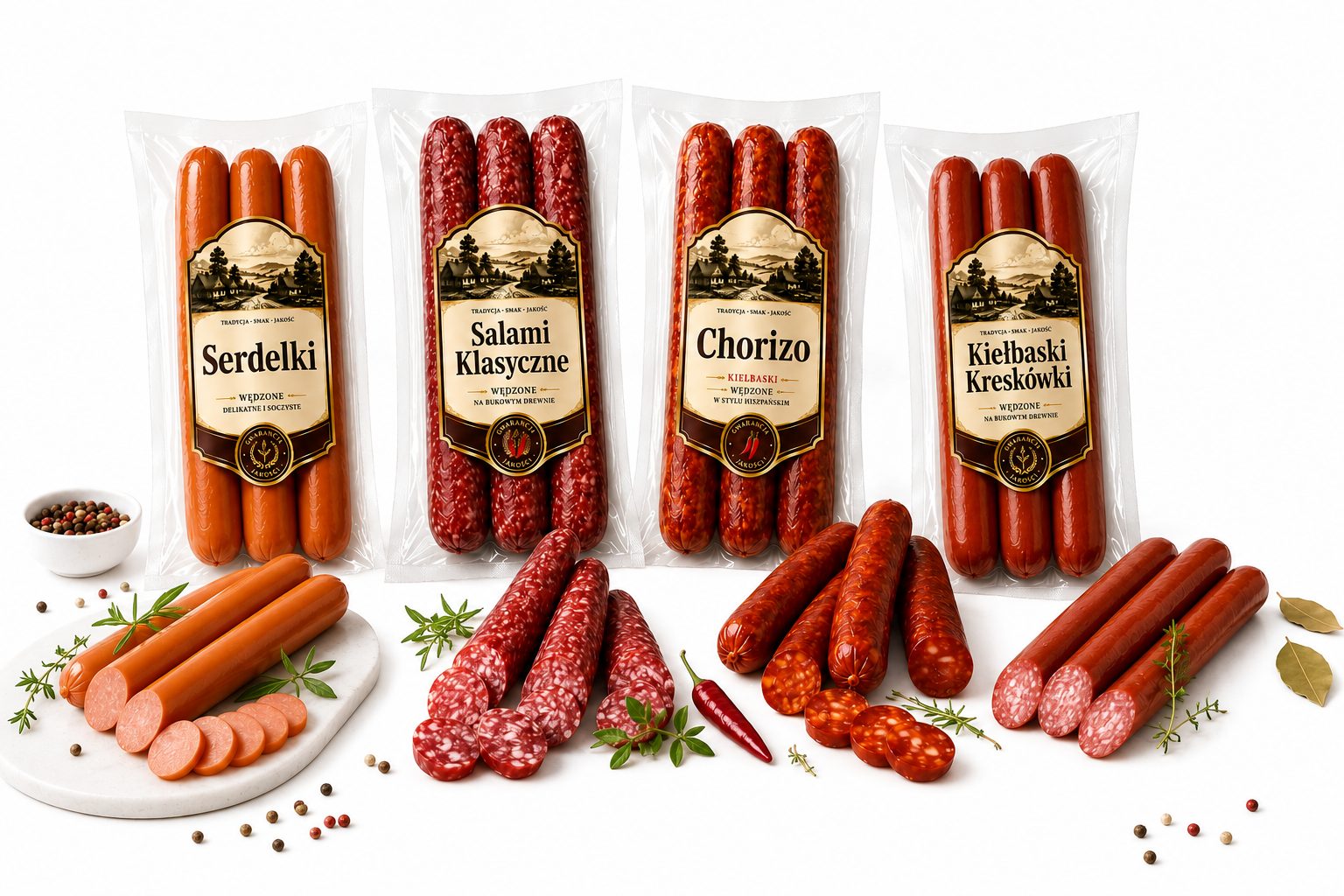 Chicken sausages