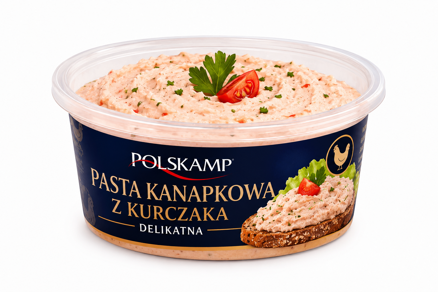 Pasta kanapkowa z kurczaka